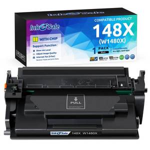 lot 9619 image: INK E-SALE 148X W1480X High Yield (with Chip) Compatible Toner Cartridge Replacement for HP 148X 148A for HP Pro MFP 4101fdw 4001n 4001dn 4001dw MFP 4101 4101fdn Printer 1-Pack Black Show Ink Level - Retail $85.99