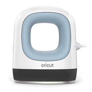 lot 9675 image: Cricut EasyPress Mini Heat Press for Small Objects like Shoes, Stuffed Animals, Hats & More, 3 Heat Settings & Precision Tip, Ceramic-Coated Heat Plate, Compact & Lightweight, Zen Blue