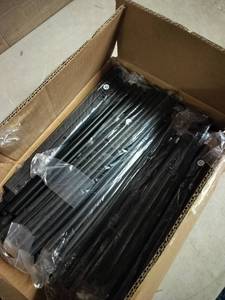 lot 9689 image: Metal Storage Rack Black