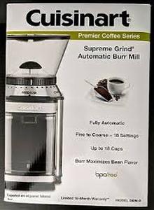 lot 9657 image: Cuisinart Premier Coffee Series Supreme