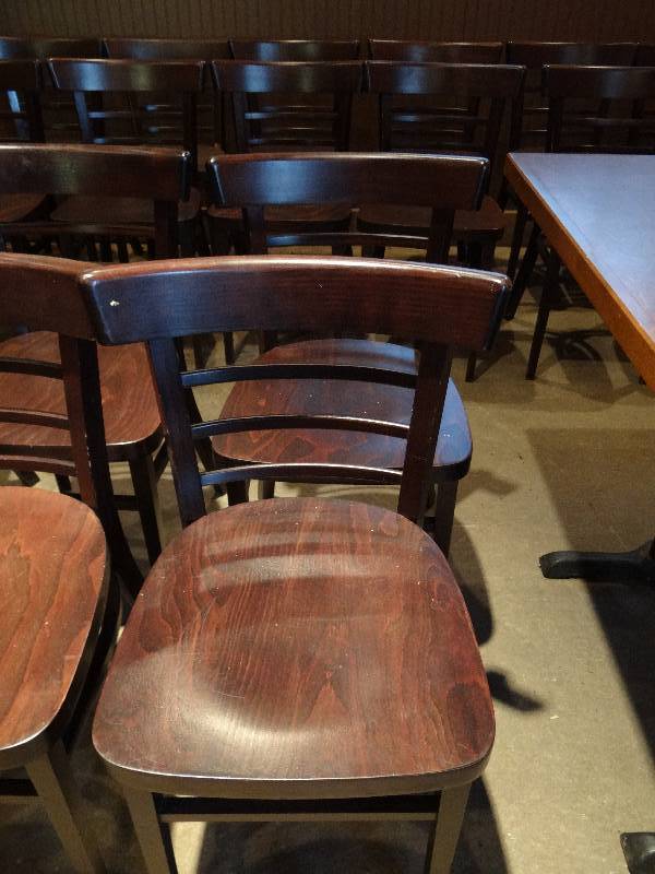 lot 2892 image: Lot of 2 Wooden Chairs