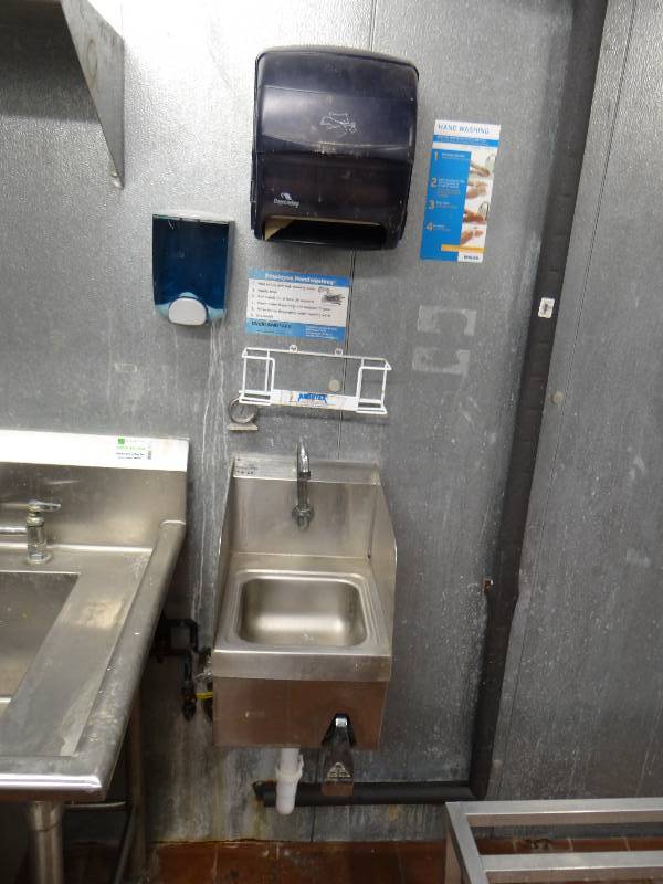 lot 2154 image: Advanced Tabco Wall Mounted Hand Washing Sink