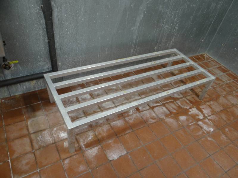 lot 2155 image: Pair Of Aluminum Dunnage Racks