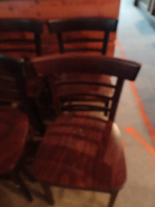 lot 2961 image: Lot of 2 Wooden Chairs