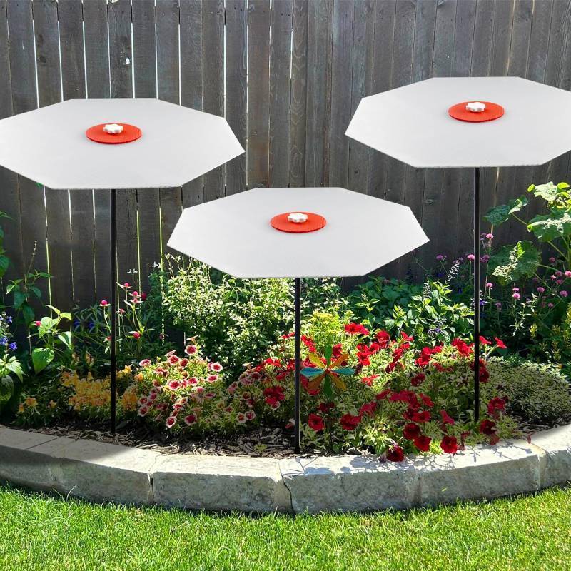 lot 183800 image: GFYYBKJ 3 Pcs Plants Shade Cover For Outdoor Plants, 65% Sunblock Shade Cloth Outdoor, Garden Shade Disk Umbrella, Sun Shade For Plants, Prefect For Your Garden, Potted Plant, Live Plant Outdoor 06