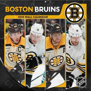 lot 186205 image: TURNER SPORTS Boston Bruins 2025 12x12 Team Wall Calendar (25998011932)