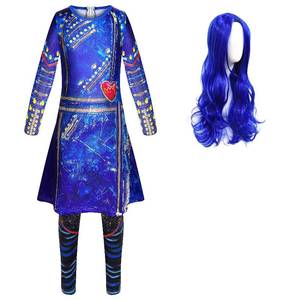 lot 186336 image: Evie Jumpsuit for Girls Kids Party Bodysuit with Wig for 5-12Y