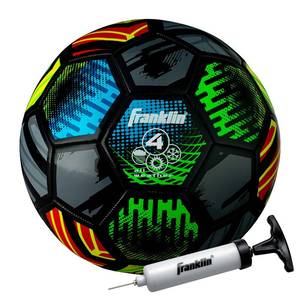 lot 186342 image: Franklin Sports Mystic Kids Soccer Ball - Size 4 Youth Soccer Ball - Soft Cover - Great for Kids and Toddlers