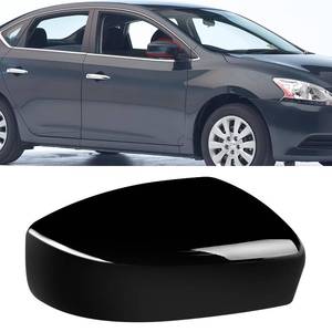lot 186356 image: Moonlinks Compatible with Nissan Sentra 2013 2014 2015 2016 2017 2018 2019 Right Side Mirror Cover Replacement, Glossy Black Right Passenger Side Door Rearview Mirror Cover Trim Side Mirror Cap Cover