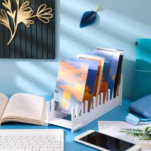lot 186374 image: Christmas Greeting Card Display Stand Sticker Display Acrylic Organizer Portable Postcard Stand for Retail Counter Tabletop 12,20 Tier(Clear,16.14 x 3.35 x 4.72 Inch)(White,10.63 x 3.35 x 5.12 Inch)