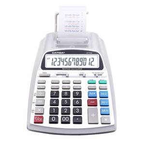 lot 186385 image: CATIGA New & Upgraded 2024 Printing Calculator Adding Machine 10 Key, Desktop Home Office Calculator with Paper Roll Print Out, Accounting Business Finance