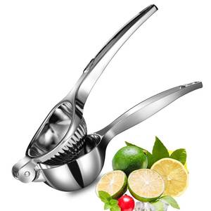 lot 186386 image: TEZZ Premium Lemon Squeezer, Large Heavy Duty Handhelp Juicer for Lemon, Metal Hand Press Citrus Juicer, Lime Squeezer Bar Tool, Manual Citrus Press