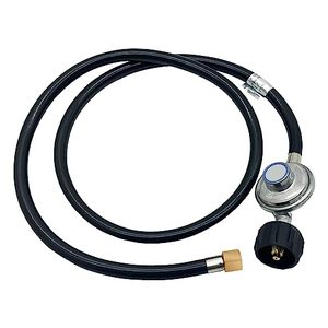 lot 186388 image: Acesidn 5 Feet Propane Tank Adapter Regulator with Hose for 20 LB Tank, Grill Hose to Propane TankGas Grill & Griddle - Weather Resistant & Corrosion Resistant.