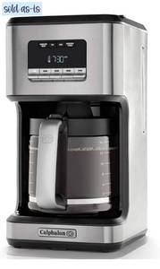 lot 370333 image: COWSAR 14-Cup Coffee Maker, 24-Hour Programmable Coffee Brewer, Keep Warm, Drip Free, Washable Filter, Stainless Steel, Silver