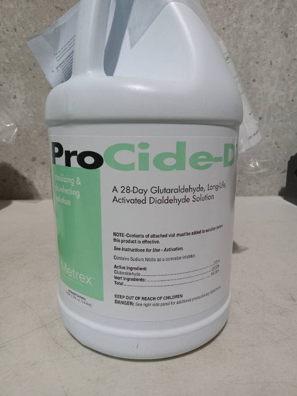 lot 22764 image: ProCide D 2.5% Glutaraldehyde Sterilant Solution - 1 Gallon Bottle