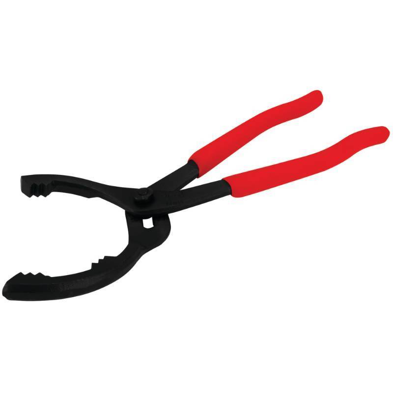 lot 23390 image: Performance Tool W54058 Large Offset Jaw Oil Filter Pliers (1 78-Inch to 4-Inch)