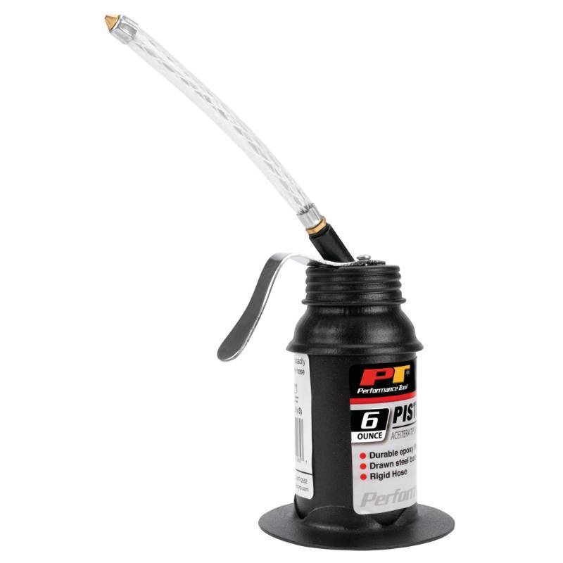 lot 24358 image: Performance Tool W54265 Pistol Oiler - Flex Hose not included - 6 oz. Capacity , Black