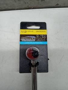 lot 24507 image: Power Torque Torque Wrench 0-150 Ftlbs 12� Drive