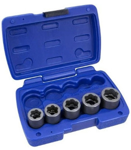 lot 24579 image: Power Torque Tools Bolt Extractor Set - PTT0021 - 9 sockets - Missing 516-8mm socket