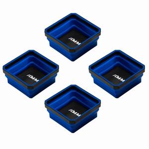 lot 24580 image: AMM Magnetic Tray, Foldable Magnetic Tool Tray Set for Bolts Screws Nuts & Small Metal Parts, Mechanic Tool Present for Men, 4.5 Inch Square (1PC, Blue)