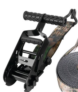 lot 24587 image: Performance Tool W1854 2-Inch Camo Tie Down Strap - Heavy Duty Ratchet Straps with Quick Release for Secure Cargo Transport and Outdoor Adventures - missing 16ft Strap