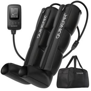 lot 9704 image: QUINEAR Professional Sequential Air Compression Therapy System for Improved Circulation and Massage - Foot and Leg Recovery Boots for Athletes - Retail $342.44