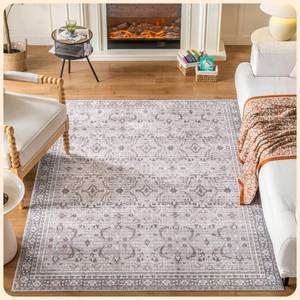 lot 9711 image: Istana 5x7 Area Rugs - Beige GreyLight Cream Area Rug - Kid & Pet Friendly Living Room Rugs 5x7-5x7 Boho Rug - Foldable Rug for Room for Bedroom - Eco-Friendly Materials for Boho Rugs 5x7