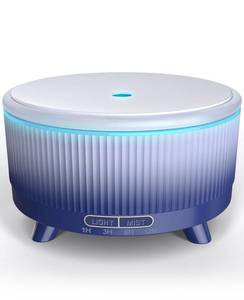 lot 9731 image: Diffusers for Essential Oils Large Room, 500ml Aromatherapy Diffuser Gradient - Dark Blue