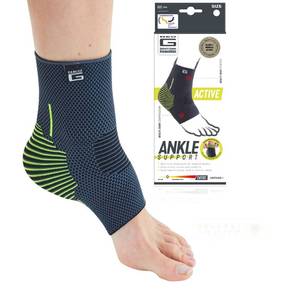 lot 9762 image: Neo-G Ankle Compression Sleeve Sports Active Ankle Compression Sleeve for Running - Lightweight, Elastic, Helps with Strains, Weak Ankles, Injury Recovery, Ankle Swelling Relief - M