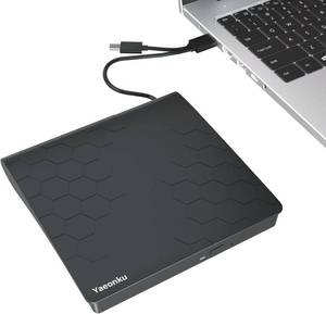 lot 9829 image: Yaeonku External Blu Ray CD DVD Drive, USB 3.0 Type-C 3D Bluray CD DVD Reader Slim Optical Bluray DVD Drive for MacBook Laptop Desktop PC Laptop Compatible with MACOS Windows xp7810