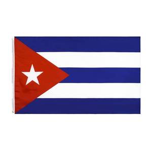 lot 9864 image: ANJOR Cuba Flag 3x5 Foot Cuban National Flags with Brass Grommets 3 X 5 Ft