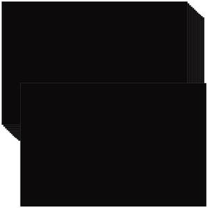 lot 9867 image: Hysiwen 50 Sheets Black Card Stock 5 x 7 Inches, 250gsm92 lb Blank Cardstock Paper for Making Postcards, Invitation Cards, Greeting Cards, Paper Crafts or Drawing(B57)