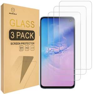 lot 9872 image: Mr.Shield 3-PACK Designed For Samsung Galaxy S10e Tempered Glass Screen Protector