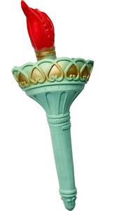 lot 9876 image: Rubies Unisex Liberty Torch Latex Costume Accessory, Green, 16