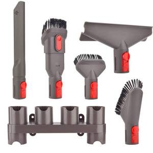lot 9885 image: Fullclean Brush Mount Holder Organizer Attachment Kit for Dyson Gen 5 V15 V12 V11 V10 V7 V8 Absolute Detect Torque Drive Cyclone Cordless Handheld Vacuum Cleaner