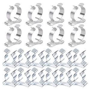 lot 9891 image: 3-H Boat Hook Holder 4 Pack 1 18 Inch,Spring Clips 8 Pack 58 inch,Spring Terry Clips for Boat Pole,Boat Hook,Gaff, Fishing Rod,Oar,Paddle,Brooms,Mop Handle