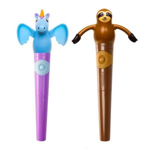 lot 9986 image: TalkTools Jiggler - Chewable Oral Facial Massager - Oral Sensory Massager - Calming Motor Therapy for Kids - UnicornSloth - Set of 2