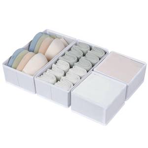 lot 9996 image: DIMJ Drawer Organizers for Clothing, Set of 3 Dresser Drawer Organizers, Fabric Closet Organizers and Storage, Drawer Dividers for Baby Clothes, Socks, Belt, Tie (White)