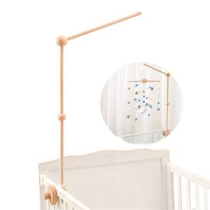 lot 9997 image: Baby Crib Mobile Arm - Wooden Baby Mobile Crib Holder for Mobile Hanging Baby Crib Attachment for Nursery Decor