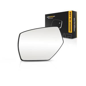 lot 9998 image: For Chevy Silverado 1500 2014-2019 Mirror Glass Driver Side  Heated  wBacking Plate  Flat Glass Type  Replacement For 22919747  GM1324145