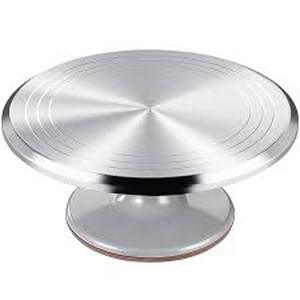 lot 9948 image: 12 Cake Decorating Stand Oscillating