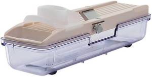 lot 2028 image: Off White Vegetable Slicer With Tray, Old Version
