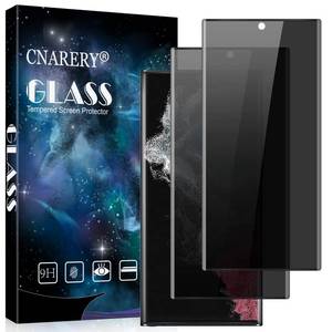 lot 2092 image: Cnarery Privacy Screen Protector for Samsung Galaxy S22 Ultra 5G, 2 Pack Anti Spy Tempered Glass Easy Installation Anti-peeping Dont Support Fingerprint Unlock