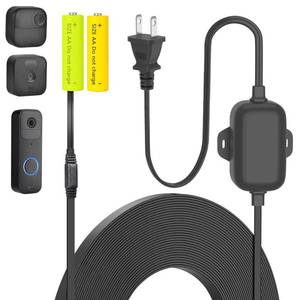 lot 2107 image: 20ft6m Power Cable with Adapter for Blink Video Doorbell (Replace Battery), Blink Outdoor 4 (4th Gen)&(3rd Gen), Doorbell Transformer with IP 67 Weatherproof Charging Cable Cord for Blink Doorbell