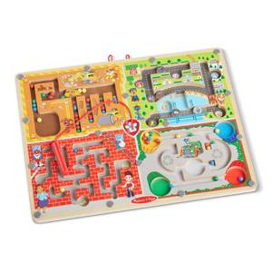 lot 2156 image: Melissa & Doug PAW Patrol Wooden 4-in-1 Magnetic Wand Maze Board - FSC Certified