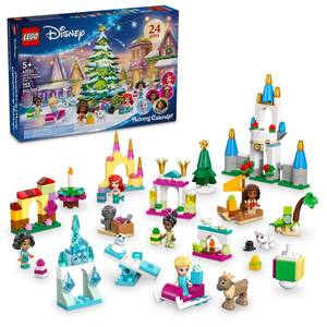 lot 2229 image: LEGO Disney Advent Calendar 2024 for Kids - Christmas Advent Calendar WMini Builds & 8 Minifigures, Ages 5 - Disney Toys Gift Idea for Girls & Boys - 43253