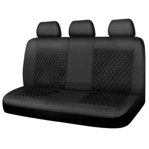 lot 2890 image: CAR PASS Leather Back Seat Cover, Universal Quilting Waterproof Bench Rear Seat Cover Universal car seat Cover Fit 95% Automotive Interior Covers for Cars Sedans SUVs (Rear,All Black)