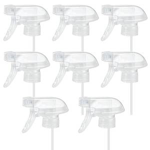 lot 2902 image: HOMBYS 8 Pack Clear Trigger Sprayers Replacement Spray Nozzles with Mist Stream Sprayer for 8oz16oz Glass Spray Bottles for Home, Kitchen, Garden and Office,Cleaning Solutions-Quality Sprayer
