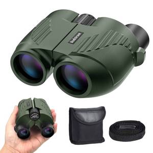 lot 2914 image: 20X25 Compact Binoculars for Adults and Kids,Large Eyepiece Waterproof Binocular Easy Focus Small Binoculars for Bird Watching,Hiking and Concert, Green