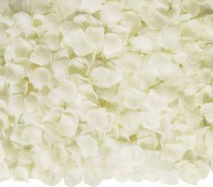 lot 2933 image: Ouddy Decor 3000 Pcs Rose Petals Artificial Flowers Silk Petals for Valentines Day Wedding Decor Rose Petals for Romantic Night Bridal Party Decorations (Ivory)